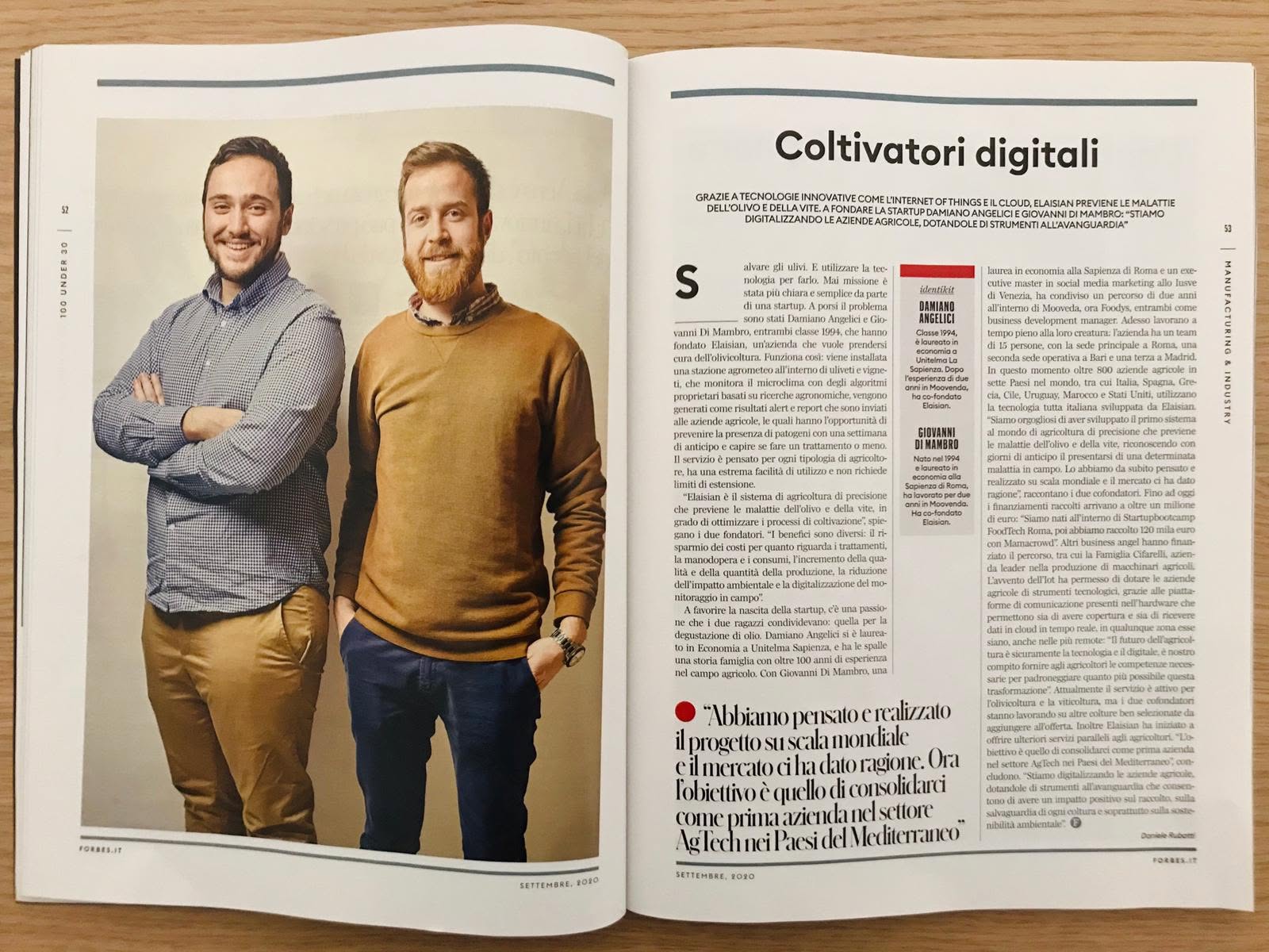 Forbes Italia — 100 Under 30